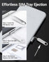 18 Pack SIM Card Ejector Tools Kit, Phone Tray Opener Pin for Easy Removal, SIM Tray Opener Pin Key, Standard Key