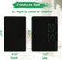 2 PCS Outdoor Speaker Cover, Wall Mounted, Weatherproof, UV Resistant, Dustproof 600D Oxford Cloth, Black (H 16" x W