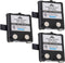 Uniden BP38 Replacement NiMH Battery Pack (Set of 3) for GMR & VHF Radios; Fits MHS050-2, Atlantis 150; Replaces BP40