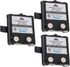 Uniden BP38 Replacement NiMH Battery Pack (Set of 3) for GMR & VHF Radios; Fits MHS050-2, Atlantis 150; Replaces BP40