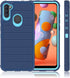 Samsung Galaxy A11 Phone Case, Cobalt Blue/Blue, Heavy Duty 3 Layer Shock Proof Protective Cover with HD Screen