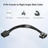 SinLoon 8-Pin Extension Cord PCIE 8 Pin Female to Right Angle Male PCIE Power Adapter Cable for Graphics Card