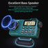 Portable AM/FM Radio, Digital Bluetooth 5.0 Radio Speaker with Alarm and Sleep Function, Large Display
