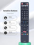 GB118WJSA Replacement TV Remote Control for Sharp Television Fit for Sharp AQUOS TV Models GB004WJSA GB005WJSA