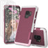Jeylly Galaxy S9 Case with 2 Pack HD Soft Screen Protector, Ultra Slim One-Piece Anti-Slip Rugged Soft TPU Bumper, Wine