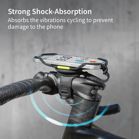 Bone Bike Tie Connect Kit 2 Magnetic, Universal Road Bike Phone Mount for Stem & Handlebar, 360° Rotation, Fits