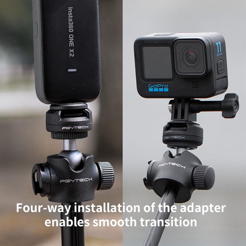 PGYTECH CapLock Quick Release Set for DJI OSMO Action 4/3, GoPro Hero 12/11/10, Action Cameras and Smartphones