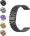 FitTurn Compatible with Rinsmola 2021 Smart Watch Band, Quick Release Classic Stainless Steel Metal Straps