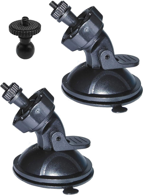Dash Cam Mount for CHORTAU/OldShark/NIUTA/Apexcam, Suction Cup Mount, Easy to Install, 2 Pcs