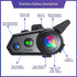 Q18 Motorcycle Bluetooth Headset with Music Sharing, 1000M Intercom for 2 Riders, CVC Noise Reduction, Hard/Soft Mic