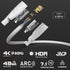 4K 33ft (20ft75ft) 4K@60Hz, PS5, KabelDirekt HDMI Cable & Longer HDMI Cables German-Engineered HDMI Cord Supports UHD