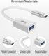 Syntech USB Type C to USB Adapter, Aluminum Alloy, Male to Female, 5 Gbps Transfer Speed