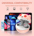 Pink Wireless Earbuds, Bluetooth in Ear Headphone with Microphone, Noise Cancellation, Long Life Portable Charging Case