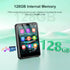 ZAQE 128GB MP3 5.4, 2.4" Player with Bluetooth Portable HiFi Music Player with FM Radio/HD