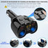 Cigarette Lighter Splitter 2 Socket, Qidoe 150W Cigarette Lighter Adapter 20W USB C Car Charger and 18W QC3.0 Multi