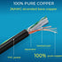 Rapink Cat6 2ft (24 Pack), 10G, 6 6 Patch Cables Ethernet Patch Cable Cat Patch Cable for Patch Panel to Switch