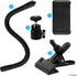 Universal Phone/Camera Holder with Flexible Gooseneck and Strong Clamp - for Mobile Photography, Vlogs, Videos, GPS,