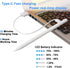 Stylus Pen for iPad 9th&10th, Type-C Charging Pencil with Palm Rejection Compatible with Apple iPad 6/7/8/9/10 (White)