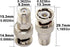 Boobrie F-Type to BNC Coax Adapter, 5 Pack BNC/F Female Coaxial Cable Connector for CCTV Camera and Satellite Scanner
