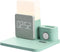 6 in 1 Fast Charging Station, 10W Wireless Charger with Alarm Clock, Compatible with Samsung, iPhone 15/14/13/12 (Green)
