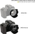 Tulip Flower Lens Hood for Canon RF 50mm f/1.8 STM on EOS R6 R5 RP R Camera, Compatible with 43mm Filters