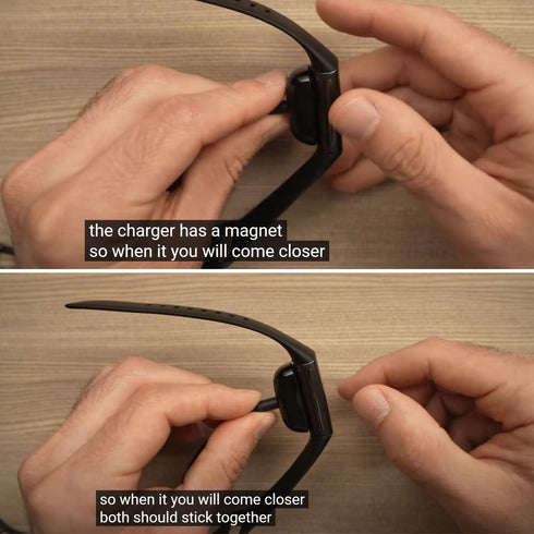 Replacement Watch Charger for Fitbit Charge 6/5, Luxe Charger Cable, Charging Dock with 5v1a Adapter (Black)