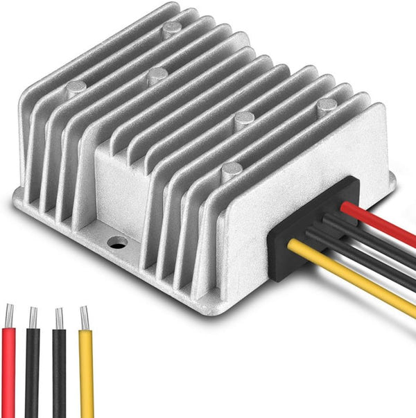 Waterproof DC/DC 12V Step Up to 19V Voltage Boost Converter Regulator, 0~10A 190W Power Supply for Car Truck