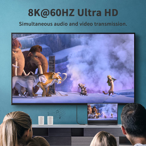 40Gbps 1.6FT/50cm, 100W 8K@60Hz 15, Duttek Short USB C to USB C Cable, Supports PD, Video, Nylon Braided, for iPhone