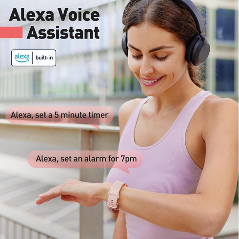 Smart Watch for Women Android & iPhone, Alexa Built-in IP68 Waterproof Fitness Watch with Bluetooth Call (Answer/Make), Heart Rate/Sleep/SpO2 Monitor, 100+ Sports Trackers