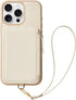 ZVE Wallet Case for iPhone 13 Pro with Wrist Strap, Zipper iPhone Case with RFID Blocking Card Holder Slot, Leather
