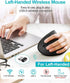 Lekvey 2.4G 3 6 Left Handed Ergonomic Mouse, Vertical Wireless Mouse for Left Hand, USB Carpal Tunnel Lefty Mouse