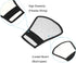 PATIKIL 2-Sided Flash Diffuser Reflector, Flexible Bend Bounce Reflector with Elastic Strap for Flashlight Photography