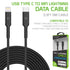 Cellet iPhone Charger Cable, Lightning Charging Cord for iPhone 15, 14 Pro Max, 13, 12, 11, SE, iPad Pro, Air
