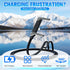 Linyuant 2 1 240W 240W Sideways Phone Charger, in Invisible Holder Charger Cable, Braided Fast Charge Cable