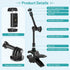 Mippko Mount,360Adjustable 3.5~7.5" Phone Holder Jaw Flex Clamp Clip Aluminium Alloy Arm Mount,Cellphone Clip Stand