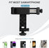EszkozTA 360 1/4" Universal Cell Phone Tripod Mount Adapter, Camera Hot Shoe Phone Holder Clamp with Rotation Bracket
