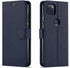 STARSHOP Blue PU Leather Wallet Phone Case Compatible with Motorola One 5G ACE, Shockproof Cover with Kickstand & Card