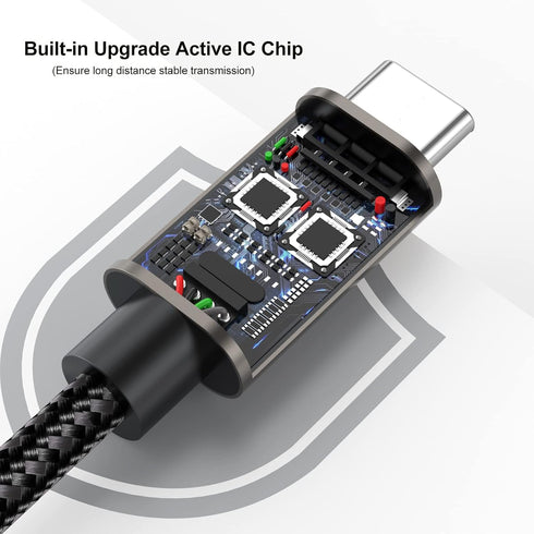 USB C Extension Cable 3.3FT, USB Type C Male to Female Extender, 100W/10Gbps USB 3.1 Gen2 Fast Charging & Sync for