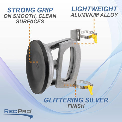 RecPro Suction Cup RV Antenna Mount - Durable and Reliable
