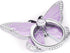Butterfly Cell Phone Ring Grip Holder, 360 Degrees Rotation Phone Ring Grip Stand, Metal Finger Kickstand Compatible