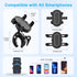 EVEMANT 360 Stroller Phone Holder, Universal Handlebar Phone Mount with Rotation for Golf Cart, Shopping Cart, Spin
