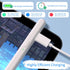 Stylus Pens for Touch Screens, Universal Fine Point iPad Pencil with Magnetic Adsorption for iPhone/iPad/Android - White