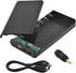 WikoNasc 18650 Set Rechargeable Battery Banks Modulars Build Fast Charging Double Ports LED Monitor ABS Texture