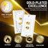 TNP Home Theater Wall Plate - Single Gang Audio Wall Plate with Gold-Plated Terminals