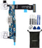 sunway Cell Phone Replacement Part for Samsung Galaxy Note 4 N910V Charging Port Plug Flex Cable + Earphone Jack +