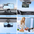 Multifunctional Car Dashboard Mobile Phone Holder, 360 Degree Rotation Universal Dash Clip Mount for 4-7 inch