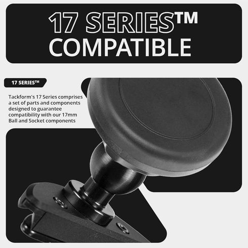 Tackform Vent Phone Mount - Compatible with 2018-2023 Jeep JL, Gladiator, 4XE | Universal Magnetic Holder, Short Reach