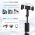 KINGJOY 61" Selfie Stick Tripod with Bluetooth Remote, Heavy Duty Aluminum Extendable Vlogging Stand with Metal Base