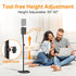 Universal Surround Speaker Stands, Adjustable Height 33" to 42", Pair for Samsung, Vizio, Sony, LG, Roku Small