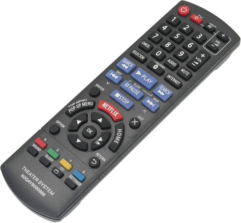 New Remote Control N2QAYB000966 for Panasonic Home Theater/DVD - SC BTT46, SC BTT466, SC BTT405
